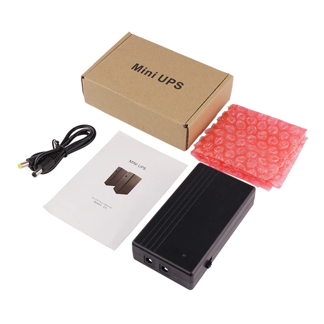 Wgp online ups портативный одиночный Outputdc mini dc ups батарея 12v 9v для wifi mini ups 12v