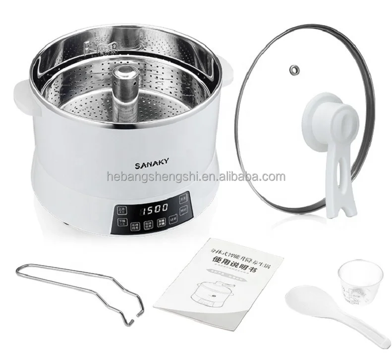  2021 most popular 4L electric automatic lifting hotpot for cooking multifuncional