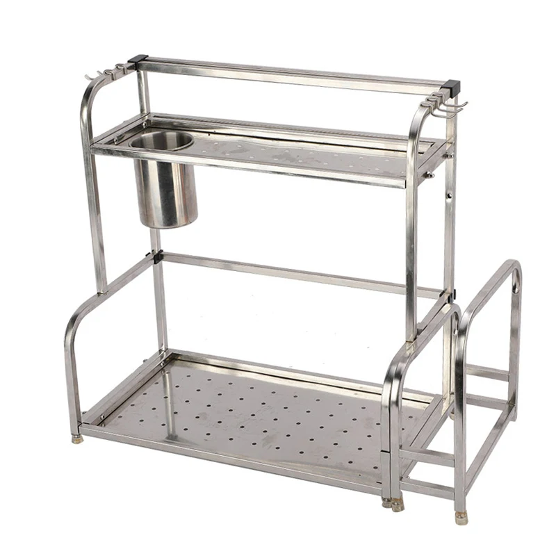 Factory Direct Sales All in One Kitchen Spice and Knife Holder Rack Kitchen Organizer Storage Shelf Kitchen Rack Shelf