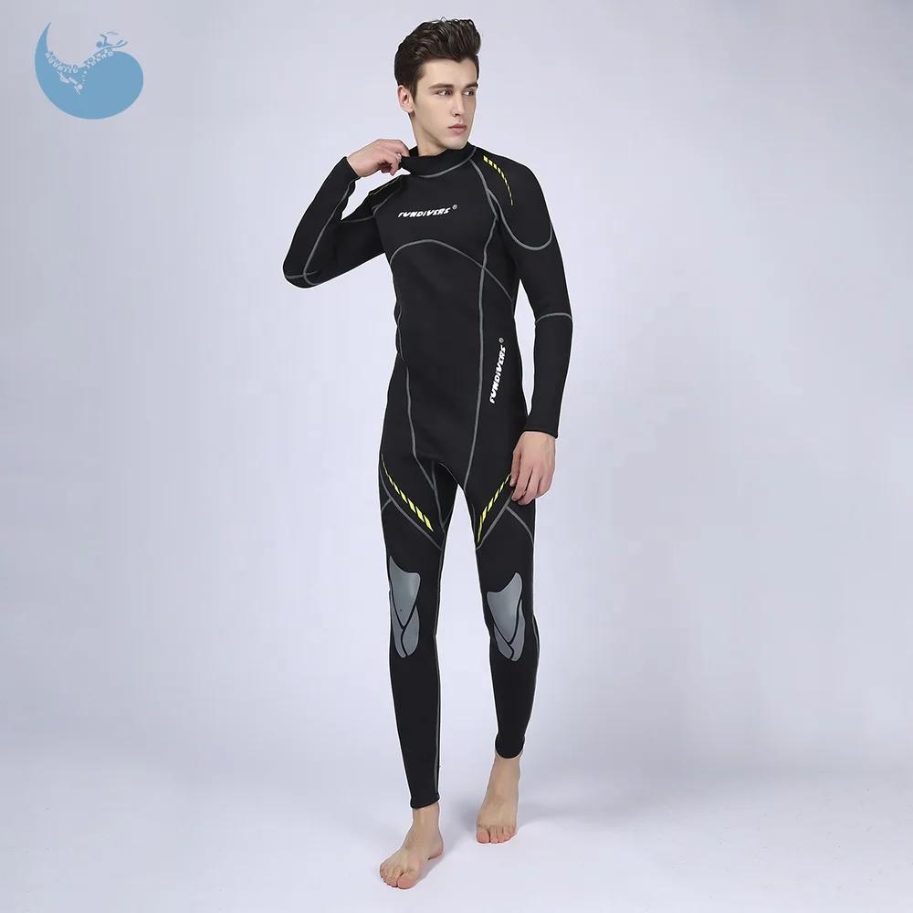Wholesale Custom 3MM Warm Jumpsuits Surfing Swimsuit Rubber Diving Suit Men Swimwear Neoprene Wetsuit Jacket