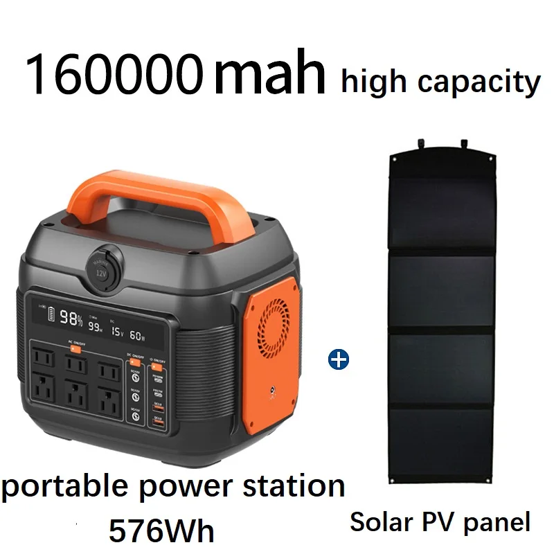 600W Power Portable Station Solar Battery Lifepo4 For Outdoor Supply 220v Lithium Bank 300W 1000w 2000w Generator Stations