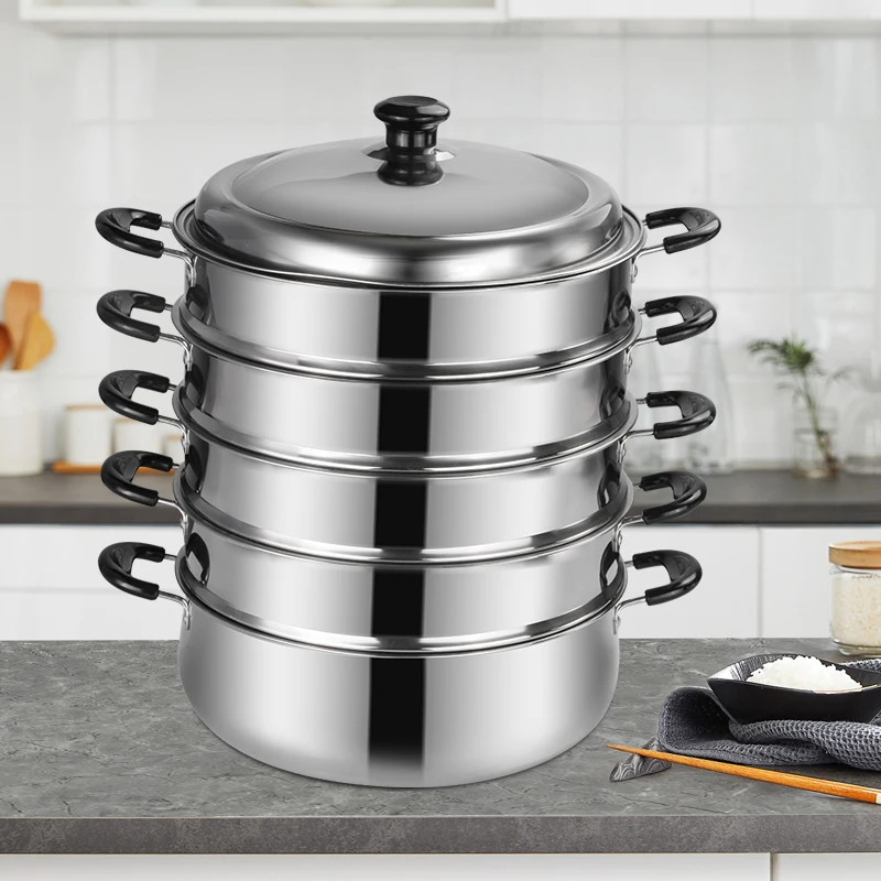 Прочный Многофункциональный отпариватель из нержавеющей стали, кастрюля, кухонная утварь, кастрюля, кастрюля из нержавеющей стали для приготовления пищи в ресторане