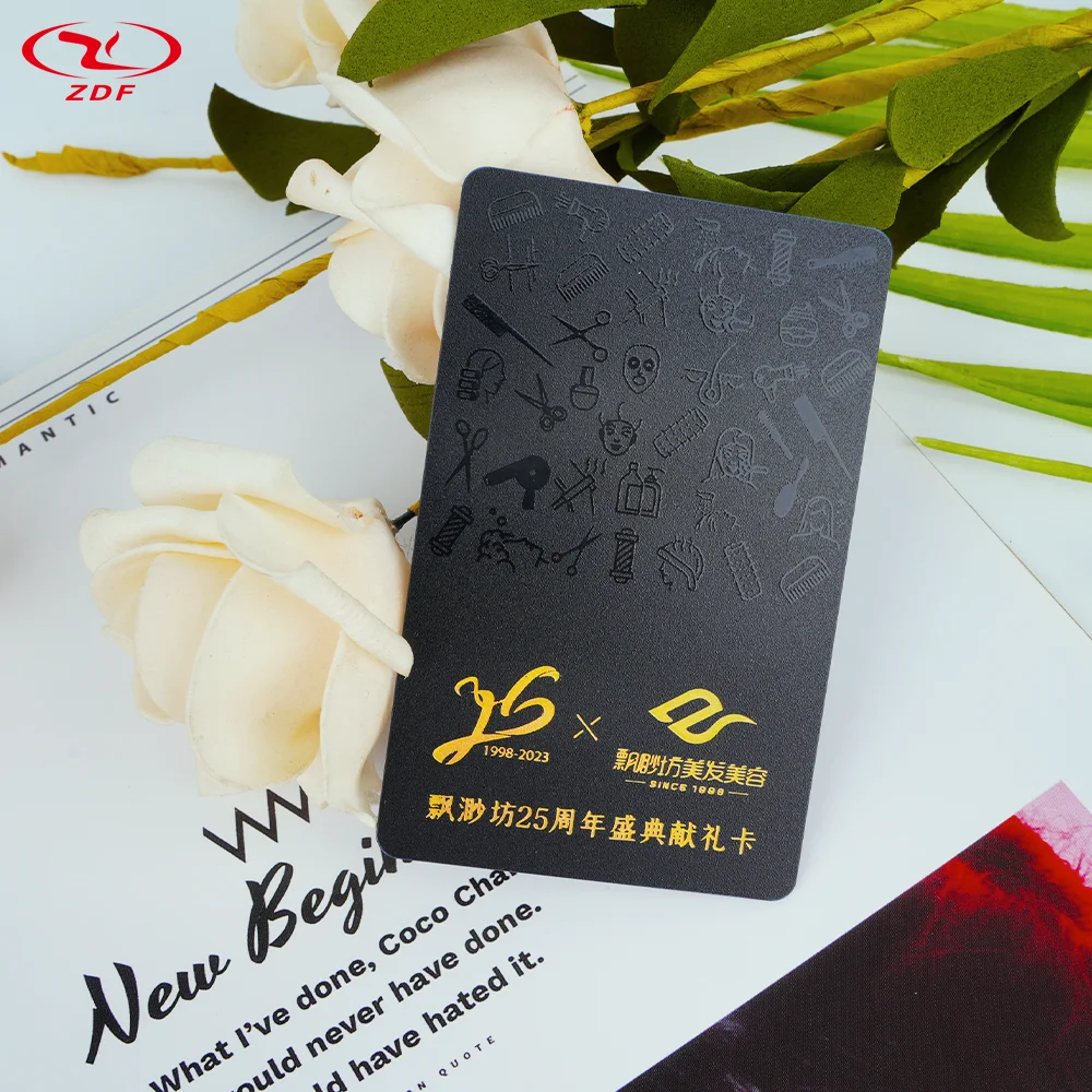 Customizable PVC Plastic RFID Membership Gift Card Offset Printing Hot Stamping for Consumers Made from Durable Paper Material