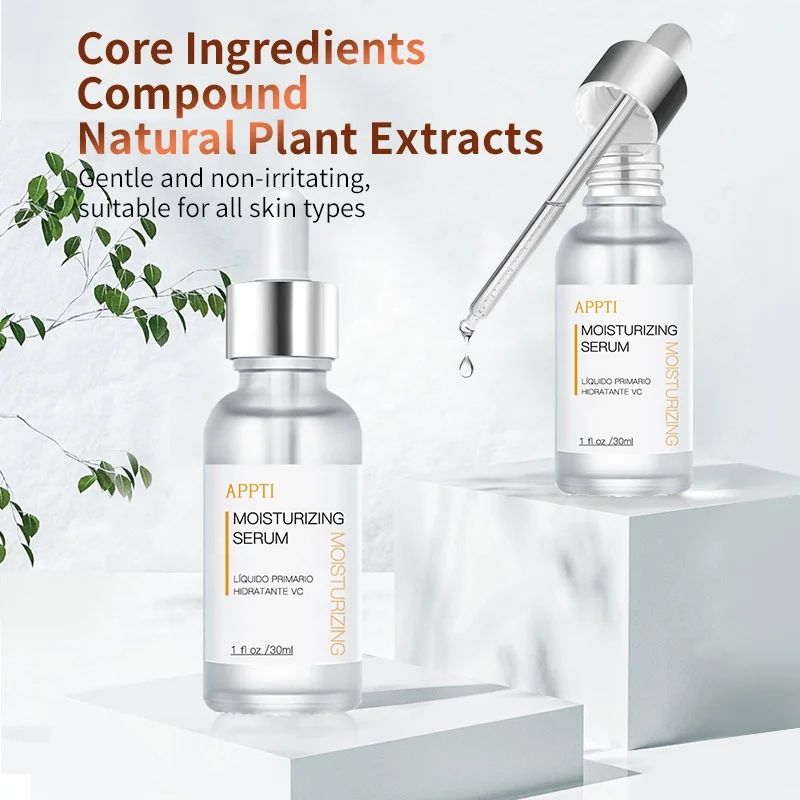 Anti Aging Hyaluronic Acid Brightening Face Skin Vitamin C Serum