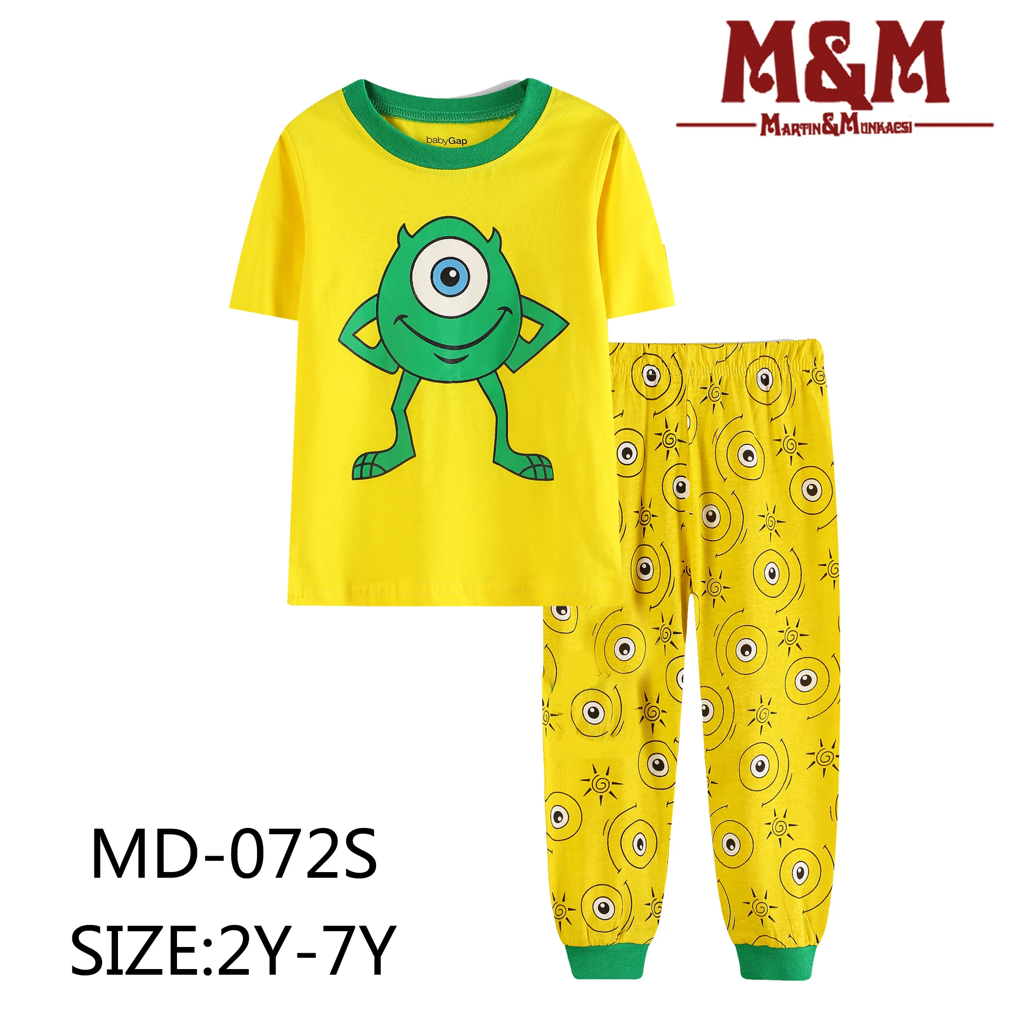 
cheaper price wholesale boys pajamas set childrens sleepwear summer baby kids suit cotton materail 