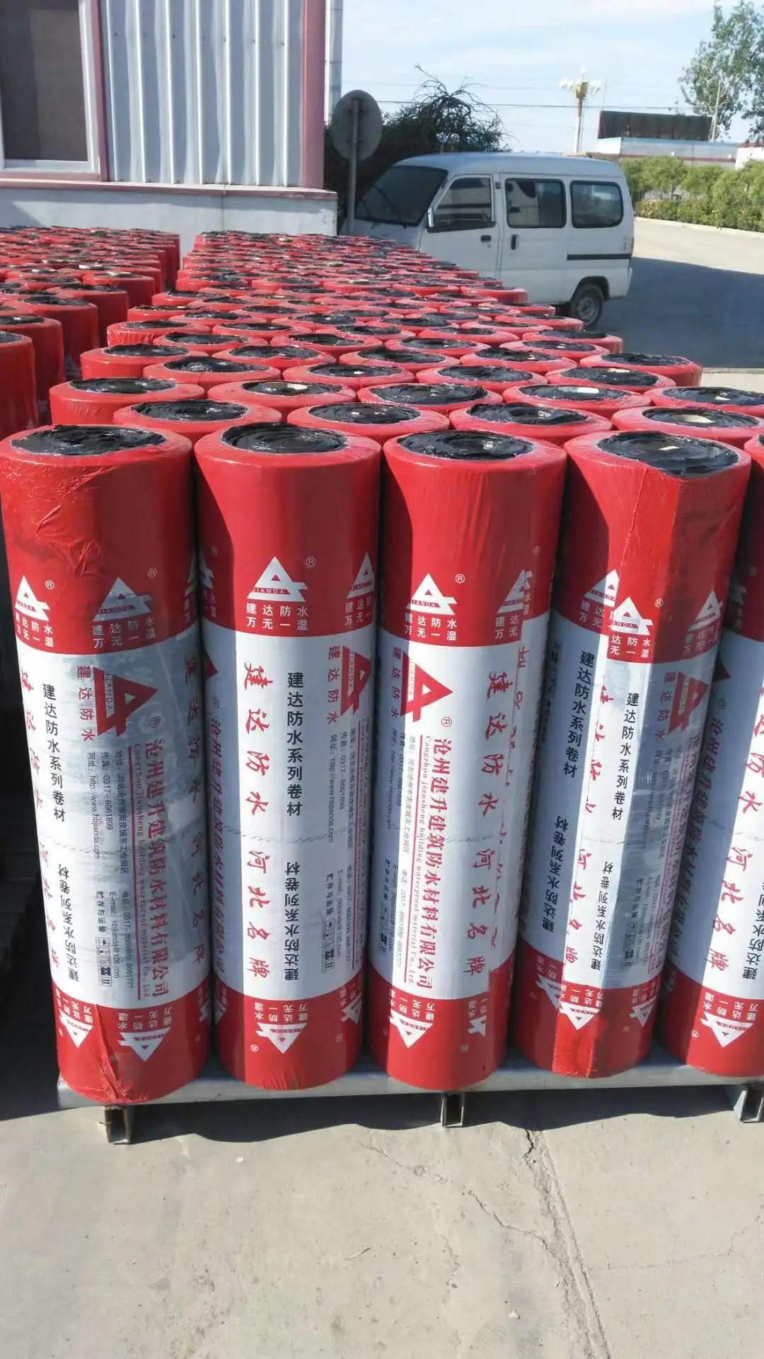 roof waterproof membrane Sample polyester base torch-on 3mm SBS modified bituminous waterproof membrane