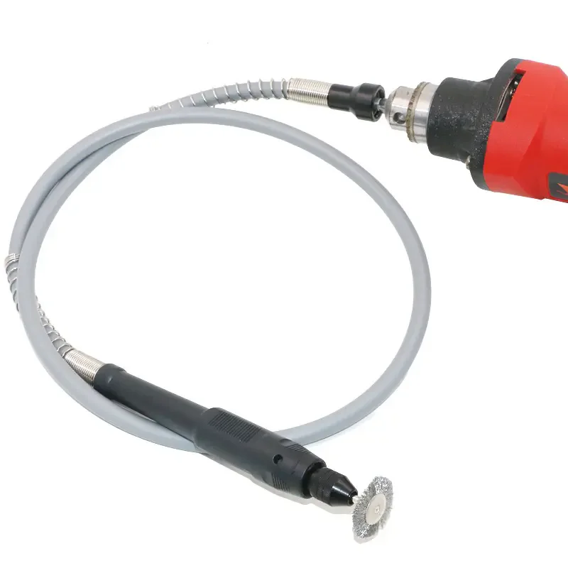 Soft Flex Shaft Grinder Flexible Shaft with 0.3-3.2mm Drill Chuck Handle for Dremel Electrical Tools Accessories