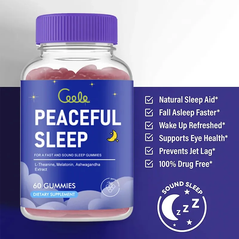 Hot Selling Sleep Gummies, Pay Attention To Sleep, 60pcs Recommended, 2pcs  Per Day