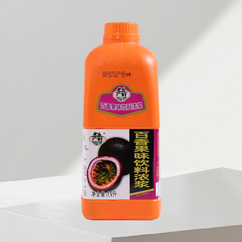Factory direct price pearl milk tea raw material concentrated juice concentrated passion fruit juice