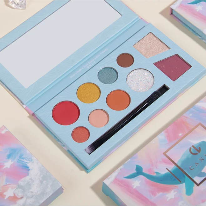 
New Arrive Natural 10 Color Eye Shadow Plate High Light One Body Palette Glitter Bead Light Matte Makeup Wholesale 