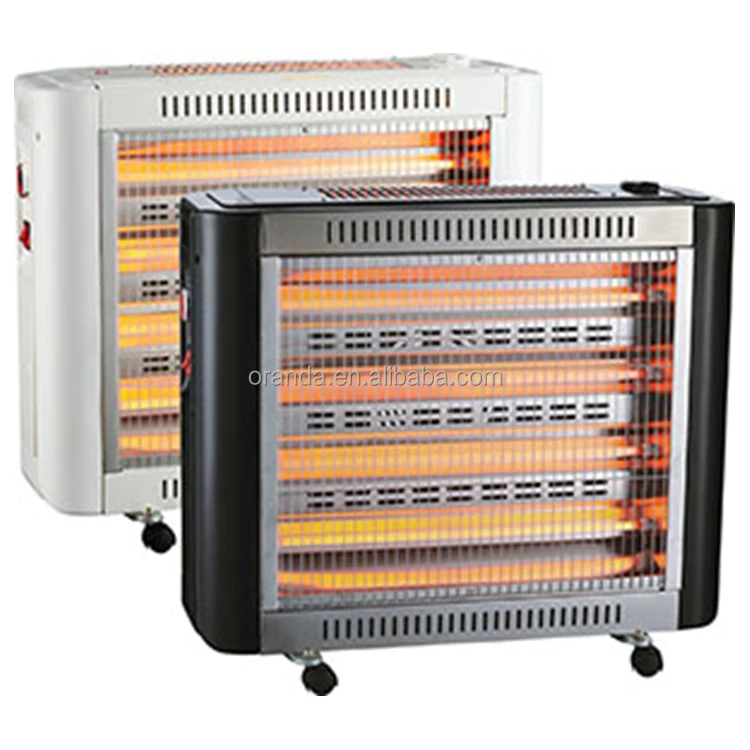 CE/CB certified 2000W electric portable air heater 5 quartz tubes heater