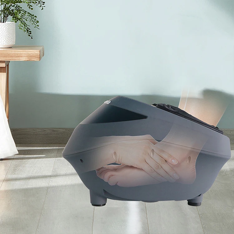 Hi5 Shiatsu Foot SPA Heat Infrared Vibration Air Compression Heating Electric Roller Leg Calf Machine Foot Massager