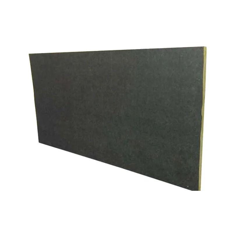 Hig quality sound insulation material black faced fiberglass insulation glass wool acoustic panel with glass veil FOR SPAN