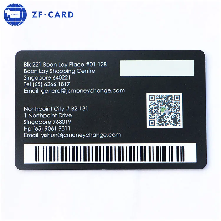 Fast Production Custom Printed Plastic PVC Gift Card with QR Code for store