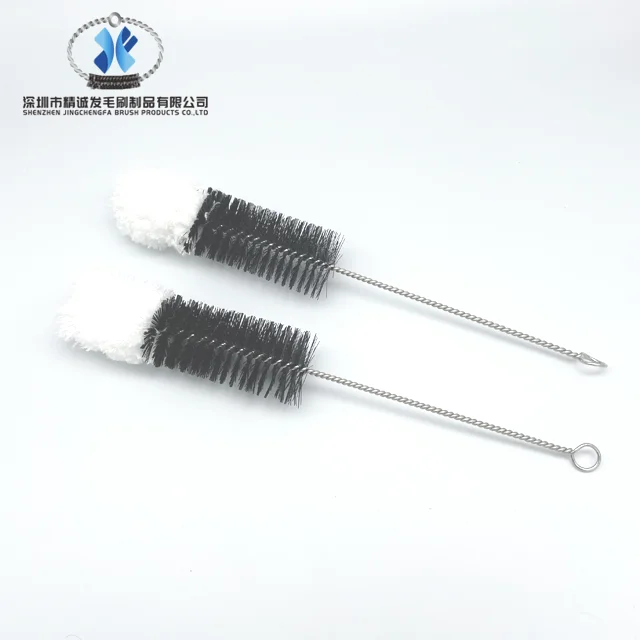 Factory direct milk bottle brush PP plastic bottle white brush