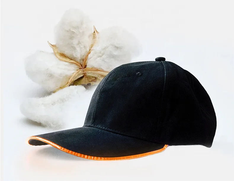 
LED luminous night baseball cap outdoor sun cap outdoor warning cap with light 