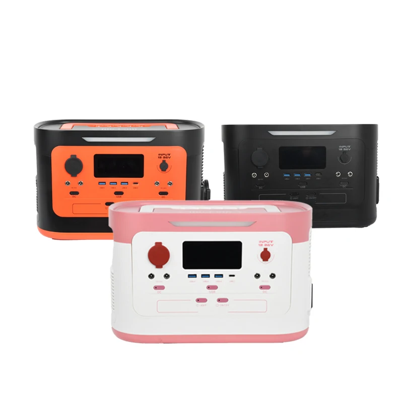 Outdoor Lithium Battery Ukraine Portable Power Station 1000W Camping Solar Rechargeable Portable Power Station Lifepo4