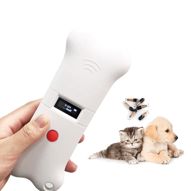 134.2KHZ Animal Chip Reader Pet Microchip Scanners EM4305 Chip reader For Animals Microchip Reader