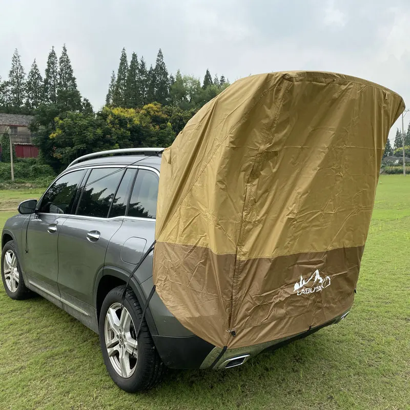 Outdoor self-driving Tour Barbecue Camping Car Tail Extension Tent Sunshade car travel tent trunk tent