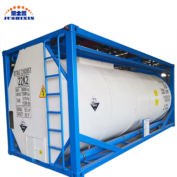В наличии ASME АДР избавиться от ISO стандартный контейнер 20ft HCL T7 грузовой автомобиль для перевозки химических жидкостей транспортировки