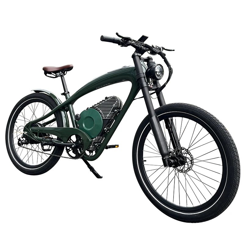 Hot Selling Retro Vintage Style Usa Off-road Fat Tyre High Power Cruiser 1000w 1500w Electric Bike Motorcycles Ebike