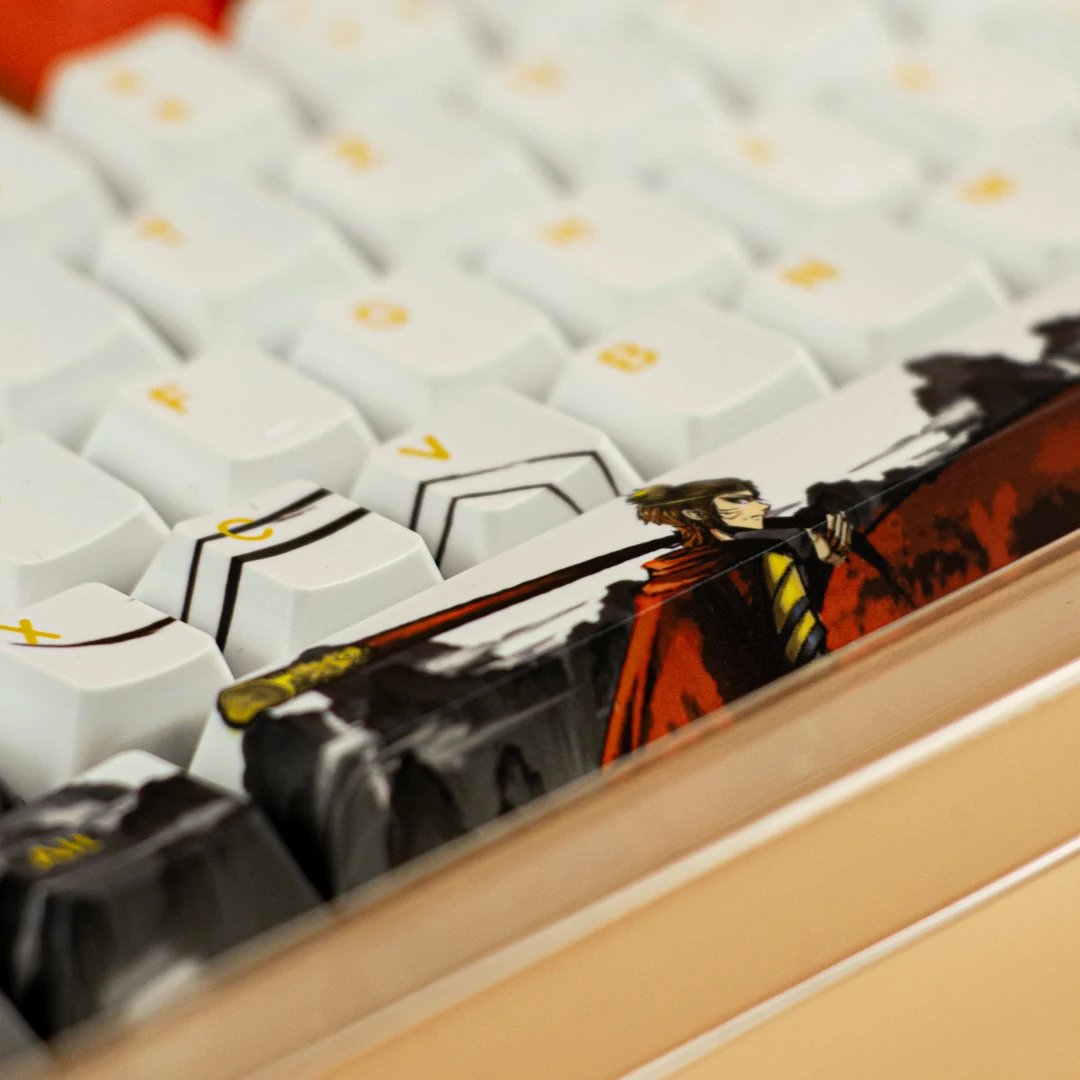 Customizable Design Goku Keycap German ISO de Keycaps Oem Profile PBT Dye Sublimation Cartoon Keycaps