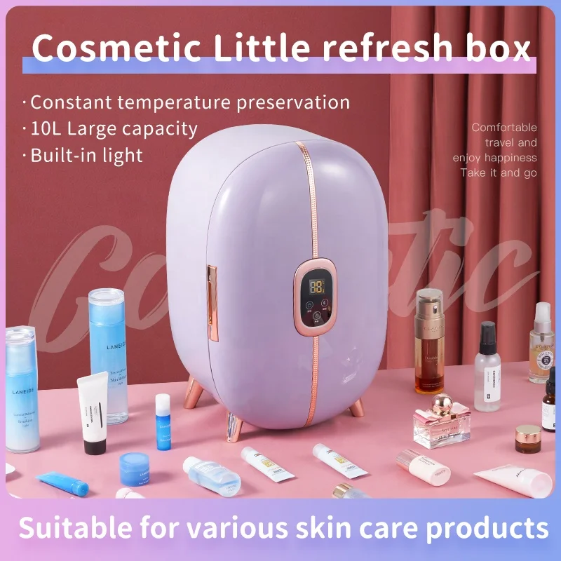 New 10L Custom portable cosmetics fridge small refrigerator for Beauty mini skincare fridge