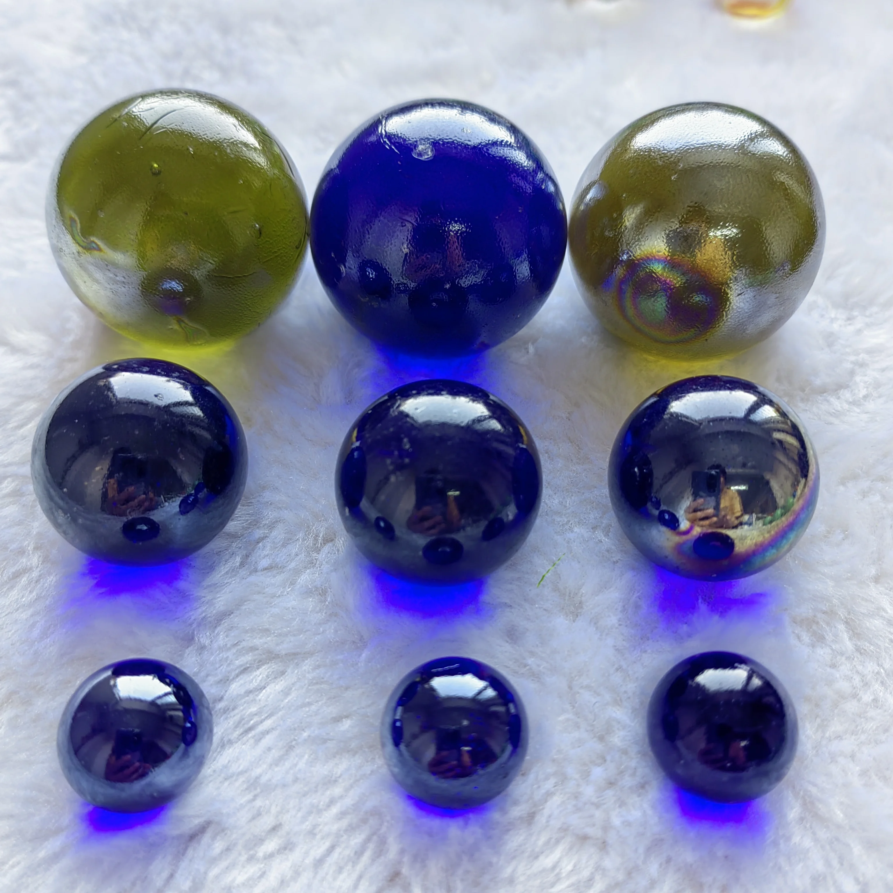 Selling cheap 16 mm 25 mm transparent monochrome hand wound marble glass marbles