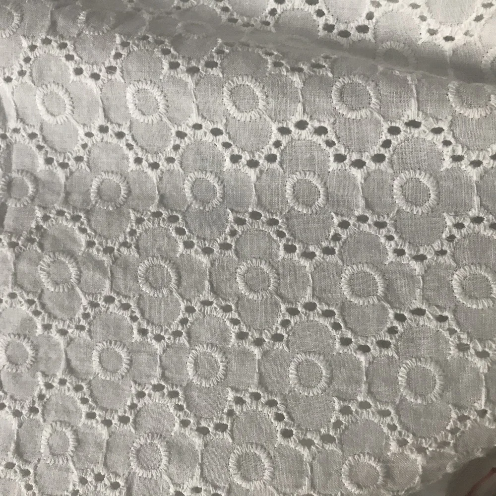 custom designs 100% cotton embroidery fabric, suitable for baby clothes, pajamas, breathable, soft