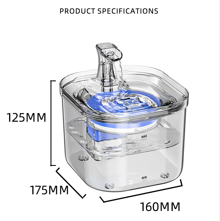 2022 New arrival Smart Pet drinker automatic pet cat water fountain fountain for cat