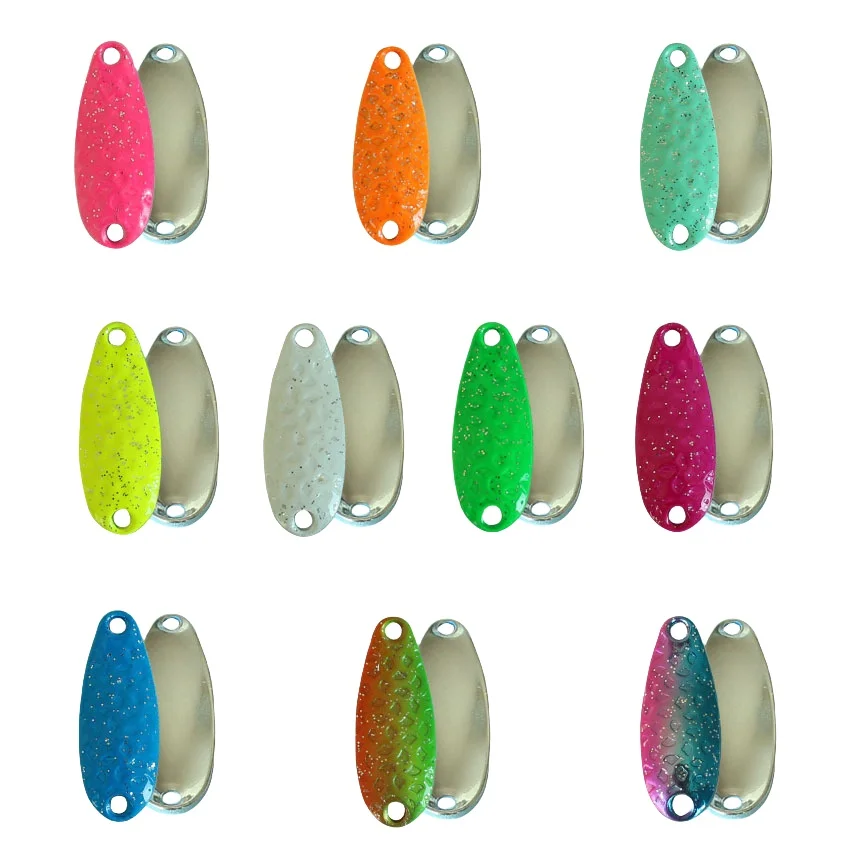 2025 New Products Flutter Lures Fishing Baits Spoons,Spinner Lure Metal Fishing Baits Spoons,Trout Fishing Baits Spoons