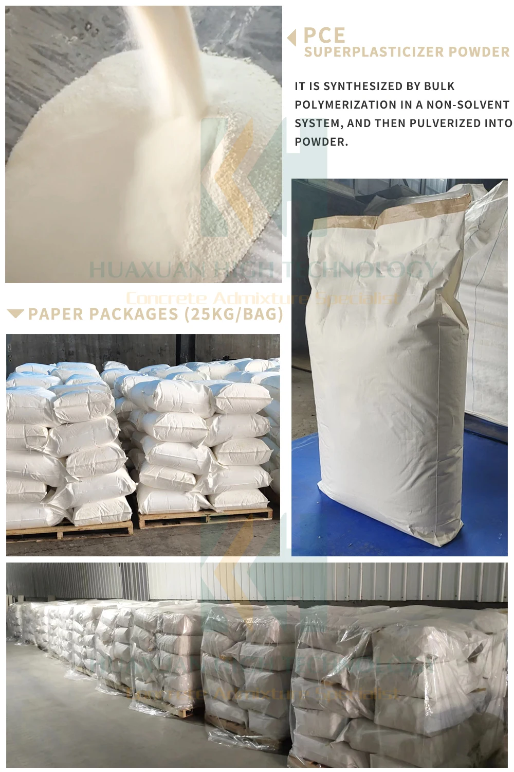 Foaming agent for form concrete cement retarder mortar additive pce powder hardener uhpc water reducing admixture