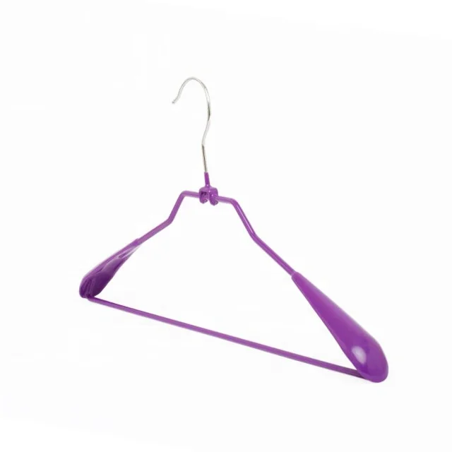 PVC Coated Non-Slip Metal Clothes Hanger Hook Type Suit/Pant/Skirt/Trouser/Coat Laundry Room Wardrobe
