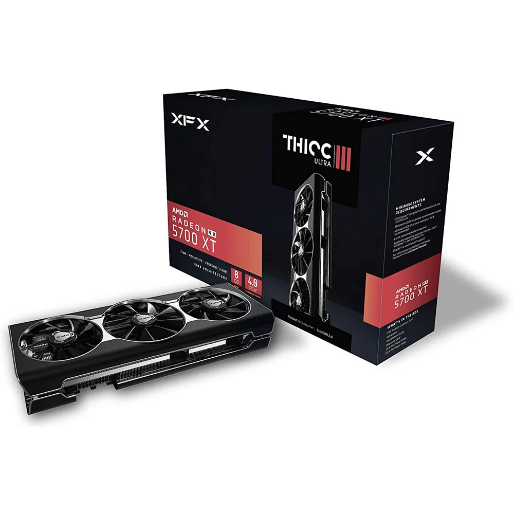 
Заводская распродажа, купить самый дешевый 16 нанометров 8 Гб памяти Xfx 5700 Xt Gpu графическая карта 8 Гб 