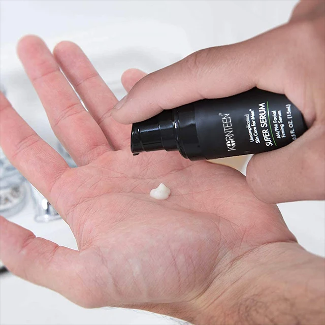 Private Label Organic Natural Facial Anti Acne Skincare Set Whitening Brightening Moisturizing Repair Men Skin Care Set