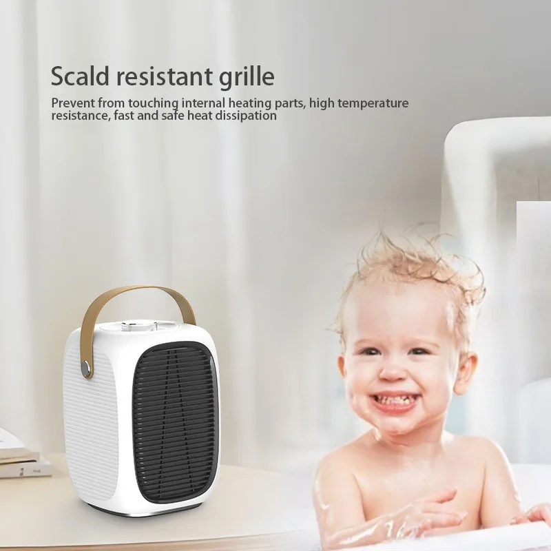 1000W PTC Ceramic heat 3-speed portable mini low-noise portable electric fan heaters