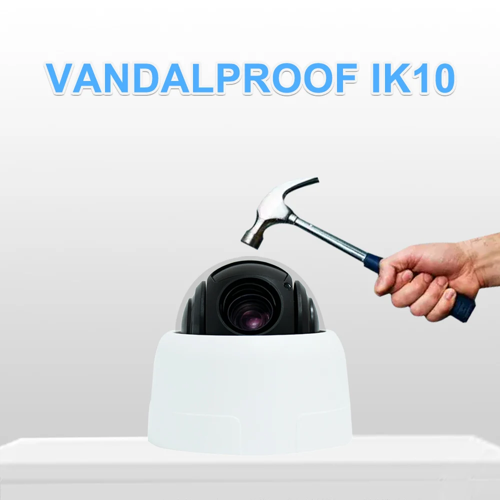 Danale app variable focus dome camera WDR IMX307 1080p vandal-proof outdoor camera 4inch poe mini cameras