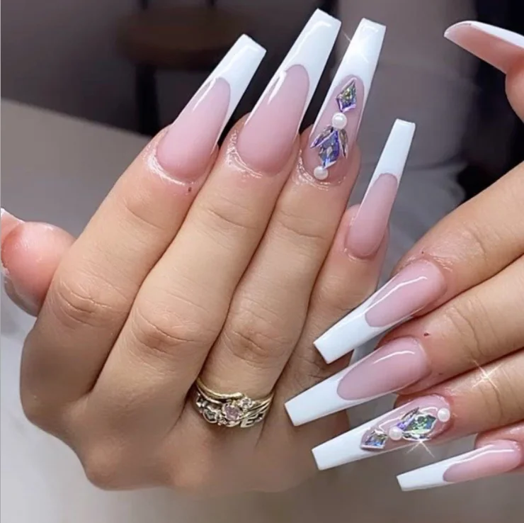 Новый дизайн, частная этикетка на заказ, пресс на гвозди, длинный гроб, наконечники для гвоздей, упаковка в коробку