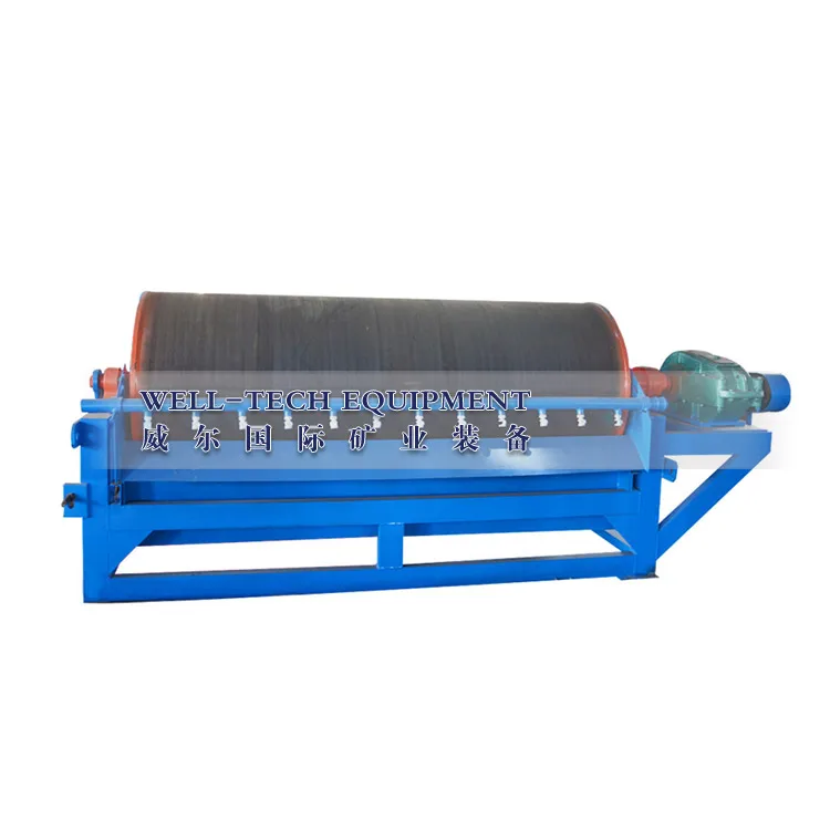 Drum separator Wet drum magnetic separator Iron removal from chromite ore