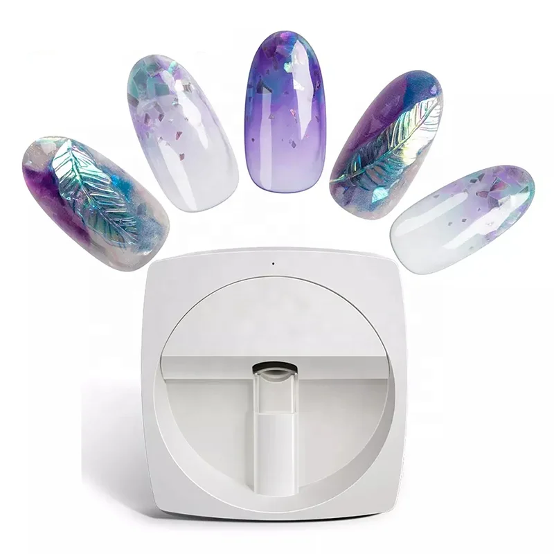 High Quality Full Professional Nail Art Machine Private Label Automatic Electric Nail Polish Printer Kits