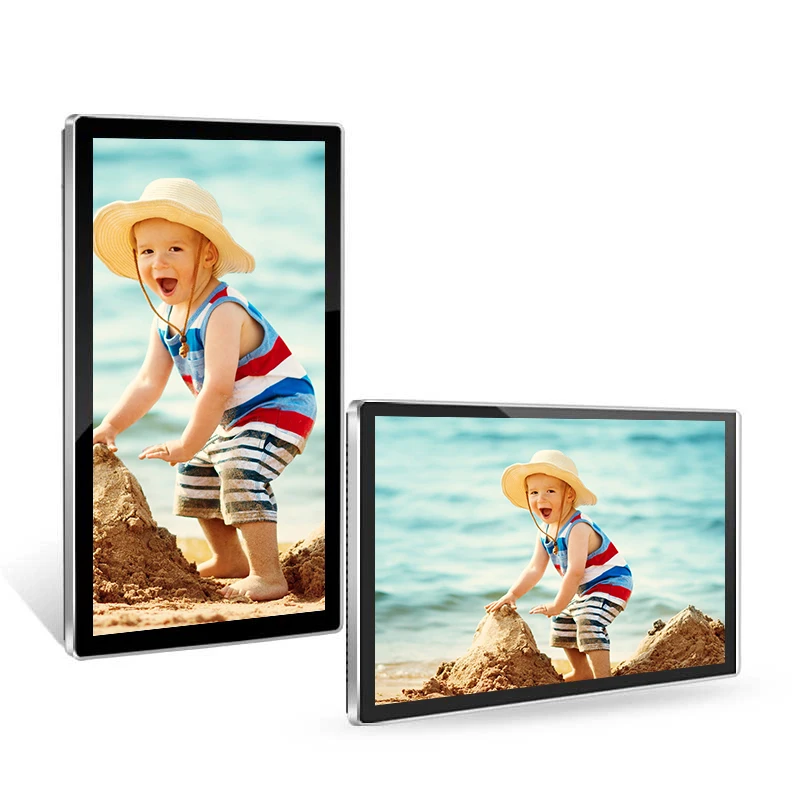 weier wall mounted 43 inch touch screen LCD digital signage LCD advertising player