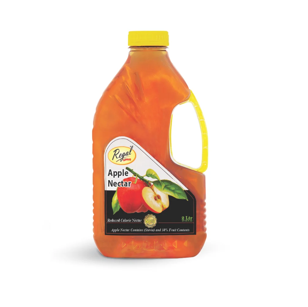 
 ПЭТ-бутылки APPLE NECTOR с настоящей целлюлозой REGAL SIPRUS 6 x2 литр  