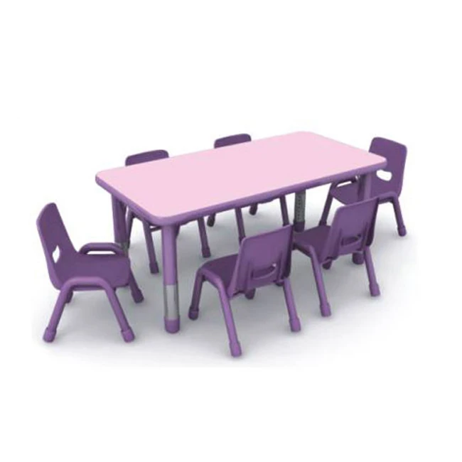Preschool tables and chairs for daycare kindergarten furniture outdoor