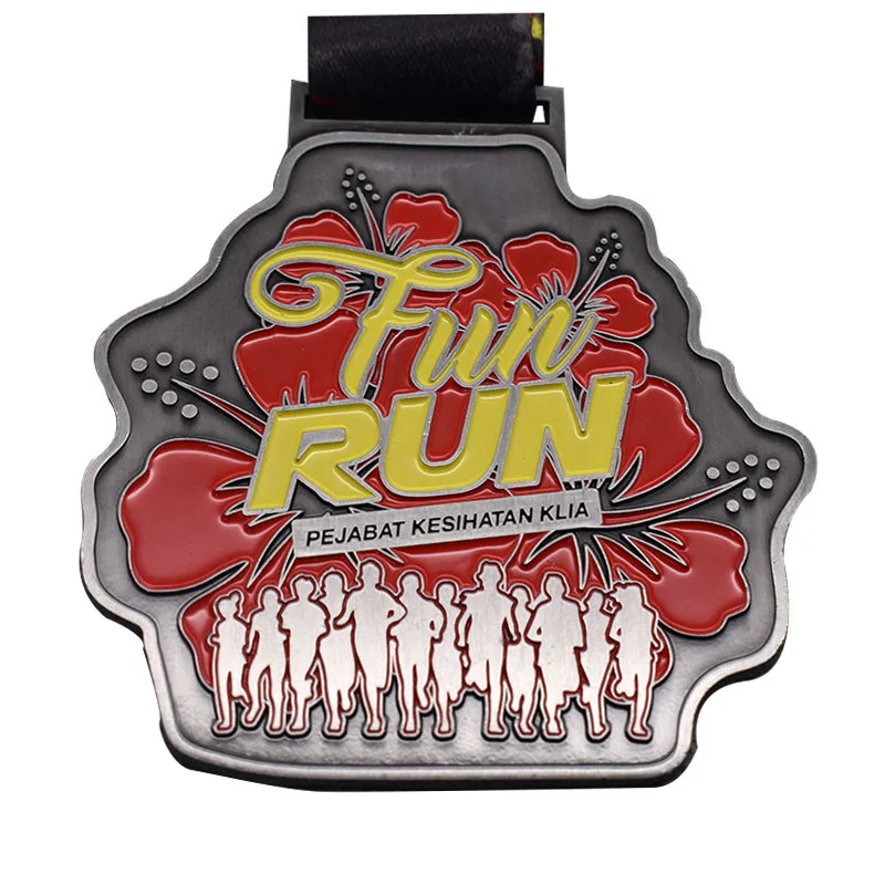 Manufacturer custom medals and trophies sublimation blank logo zinc alloy race gold award medal custom sports metal medal