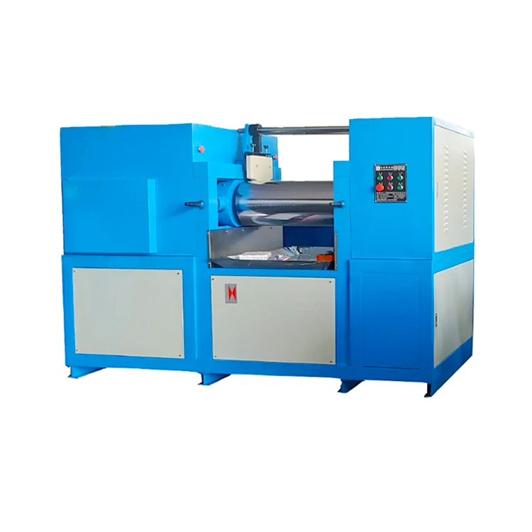 Lab PVC EVA Rubber Mixer Plastic Material Two Roll Open Mixing Mill Calender Equipment