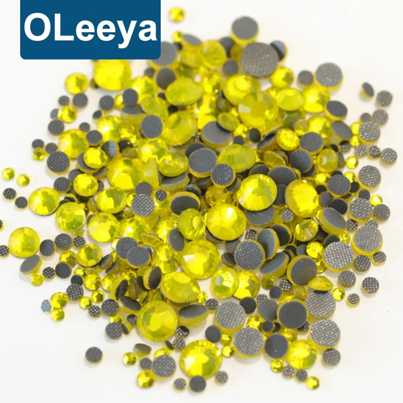 Bulk Package SS6~SS40 Glass DMC Quality Sticker Design ss10 SLV Rhinestones Hotfix