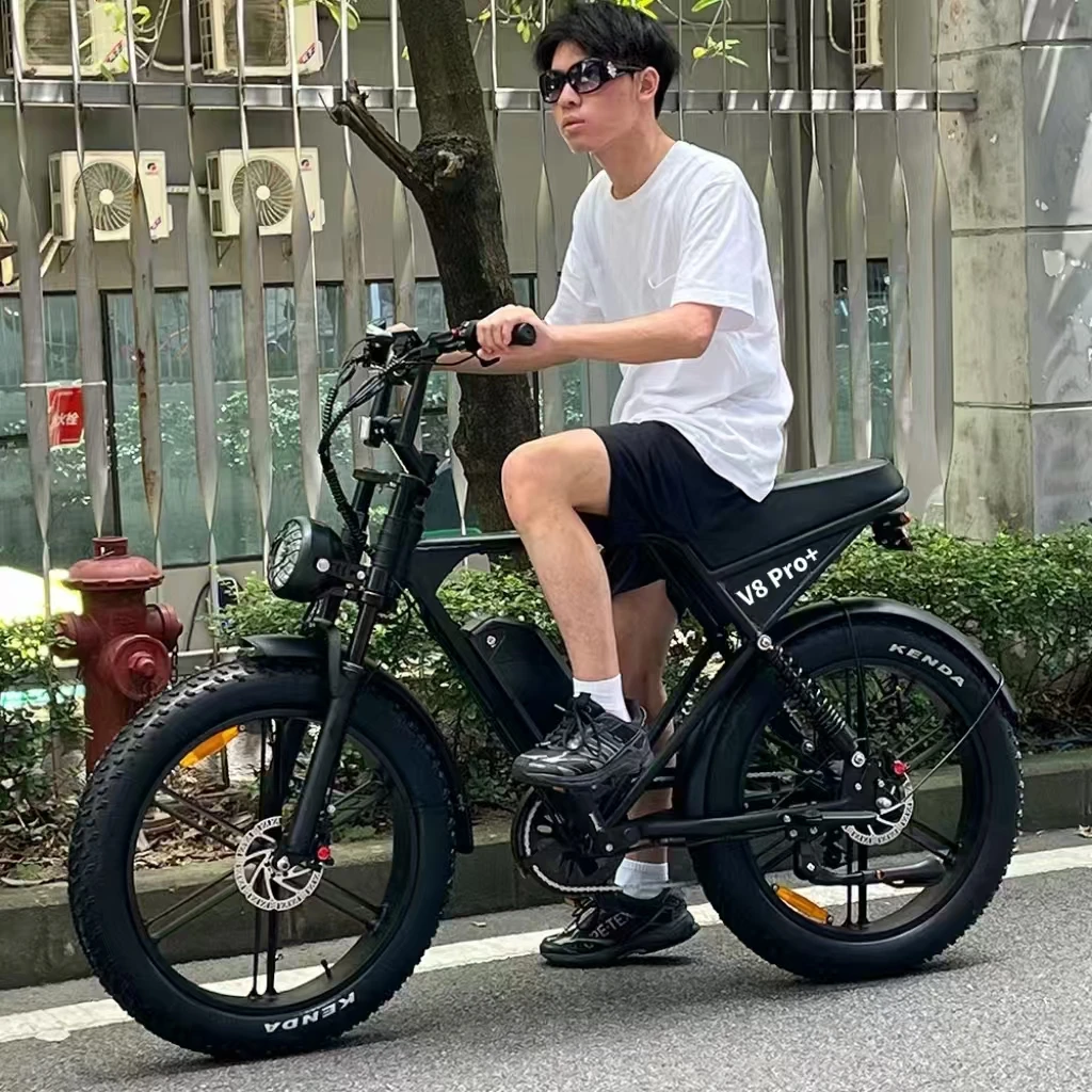 Electric 1000W Mountain Bike Hybrid V8 Plus EBike 48V Lithium Battery 750W Fatbike 250W Electric Bicycle Hub Motor Rear Wheel k7