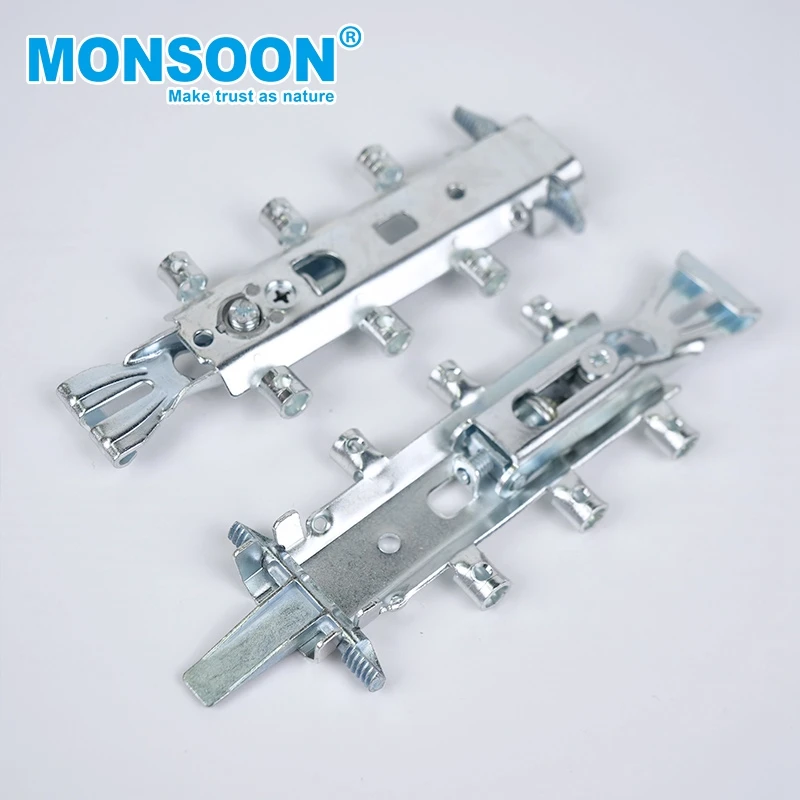 white iron cold rolled steel furniture cabinet hanger bracket invisible hidden kitchen mounted cabinet suspension hanger