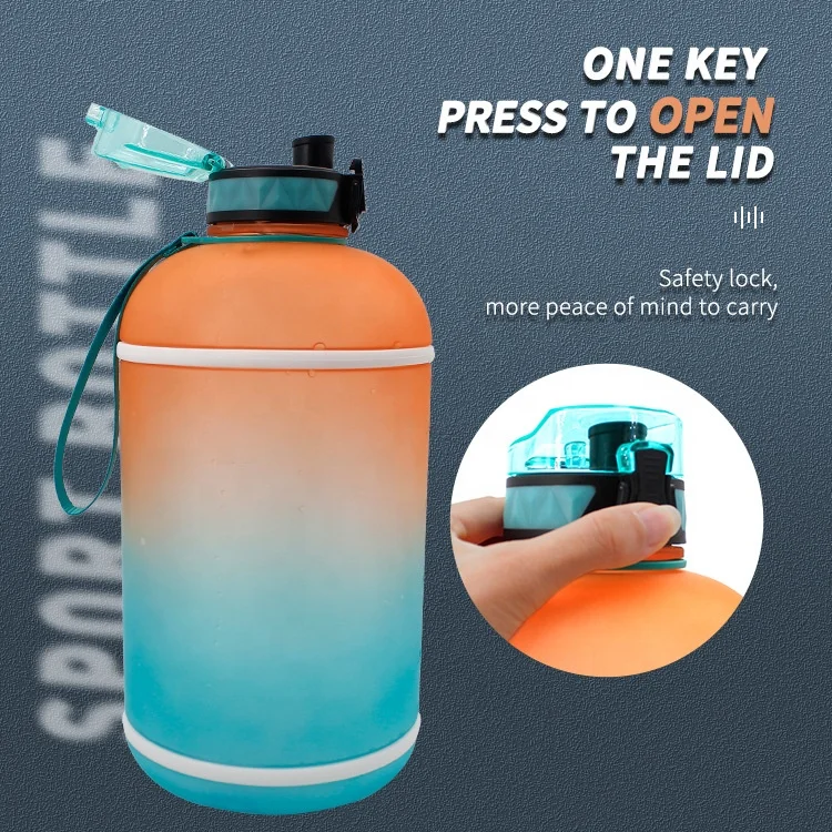 Hot Sell  1 Gallon 128OZ Leakproof BPA Free Drinking Sports Water Bottle Large Capacity Gym Sports water Bottles