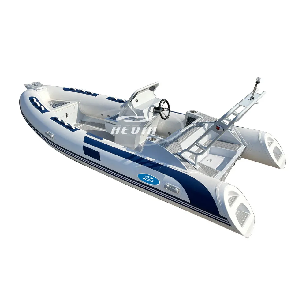 17ft cuddy cabin aluminum boat deep v rib 520 rib boat with engine
